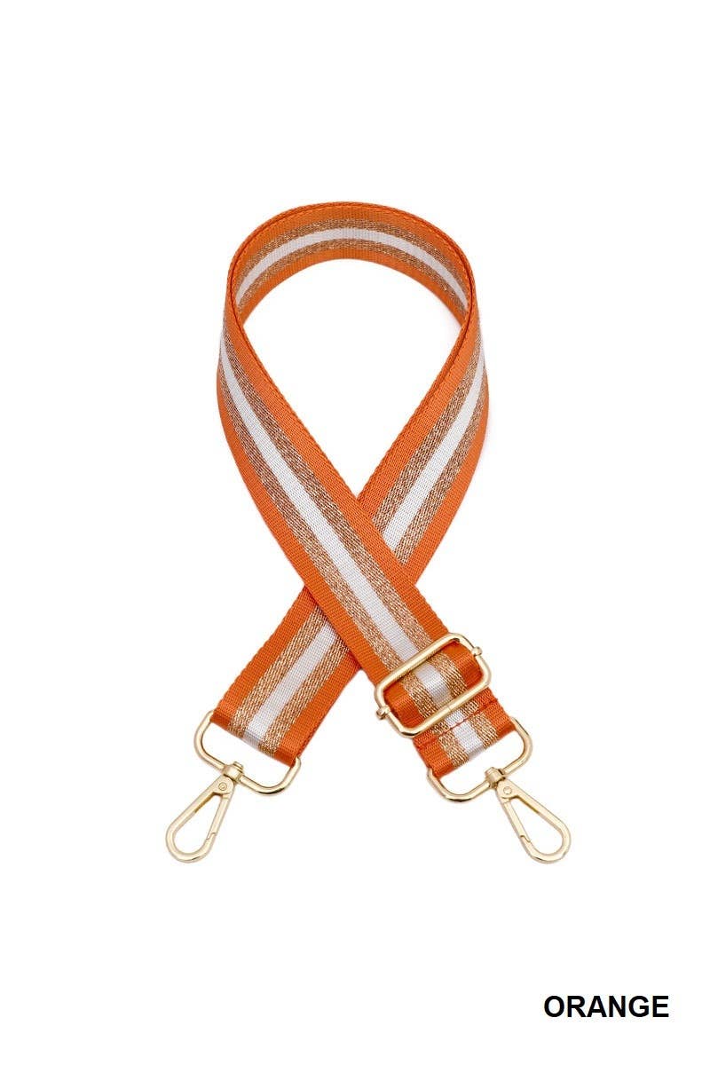Game Day Striped Crossbody Shoulder Bag Strap
