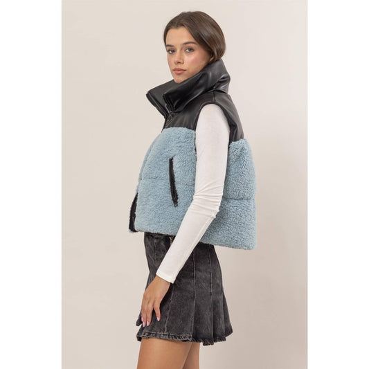 Sherpa Pu Puffer Vest