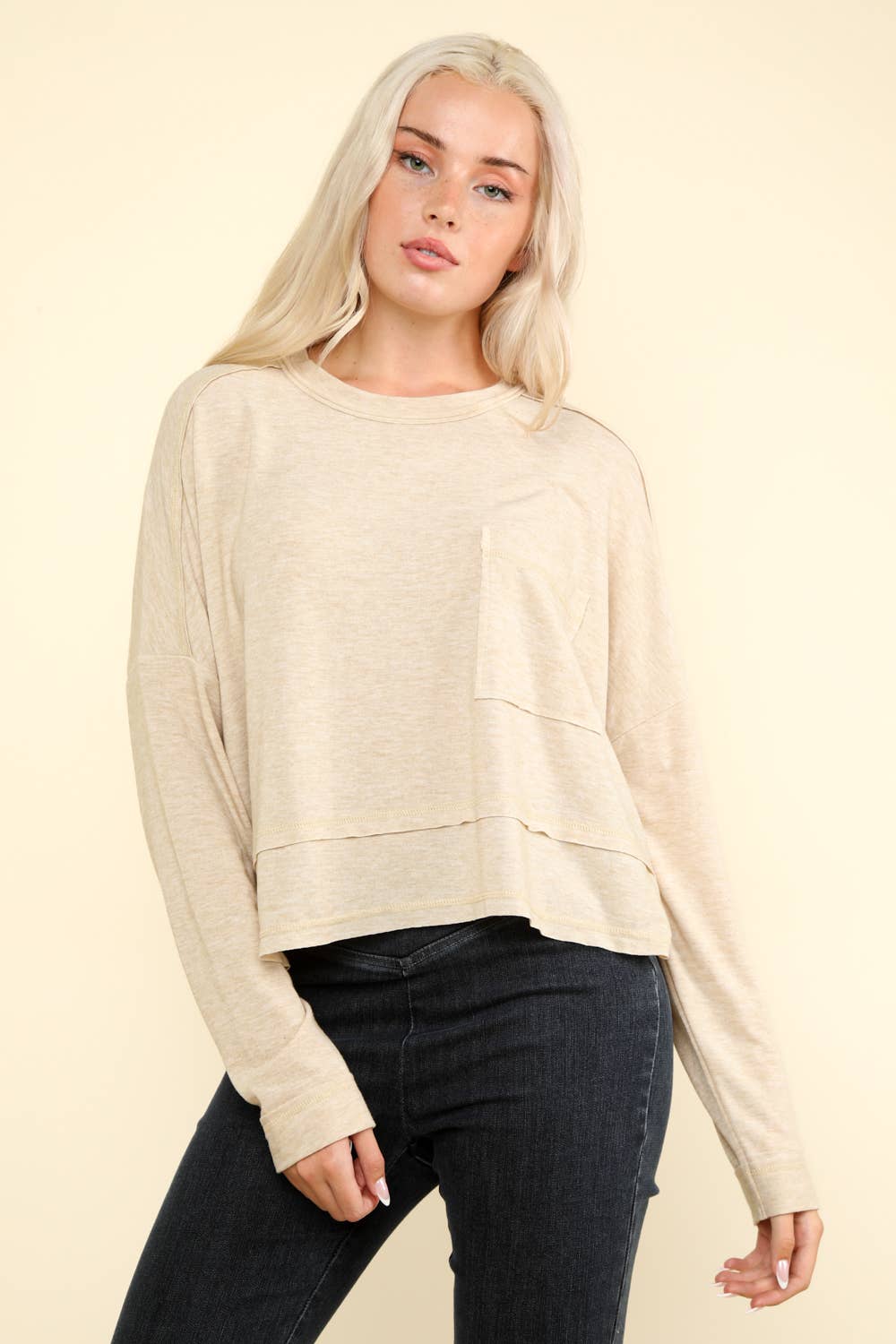 Oversized Casual Knit Top