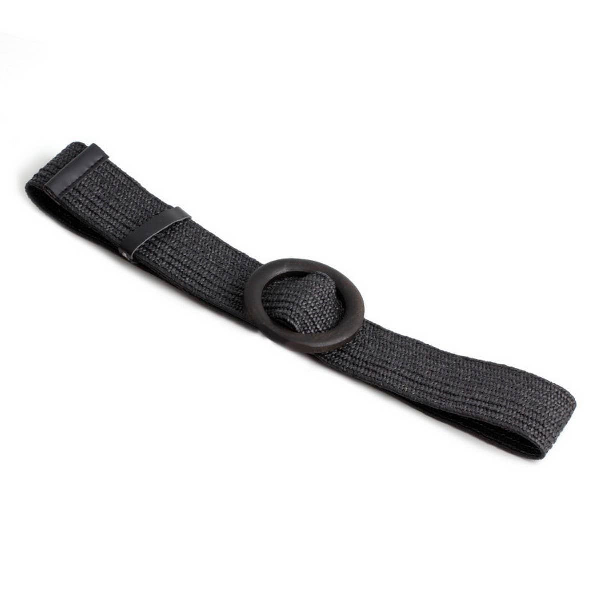 ROUND BUCKLE FASHION STRETCH BELT