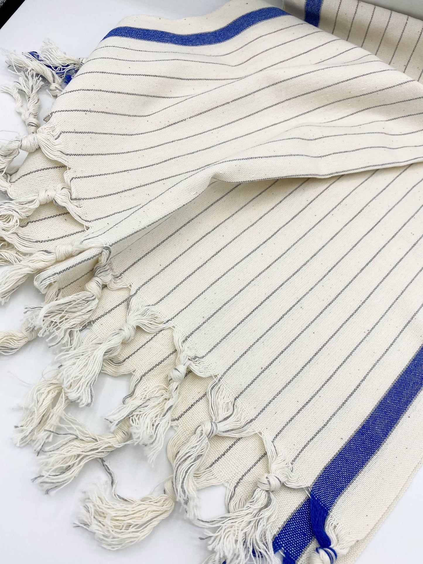 Handwoven Turkish Cotton Hand Towel | Small Table Runner