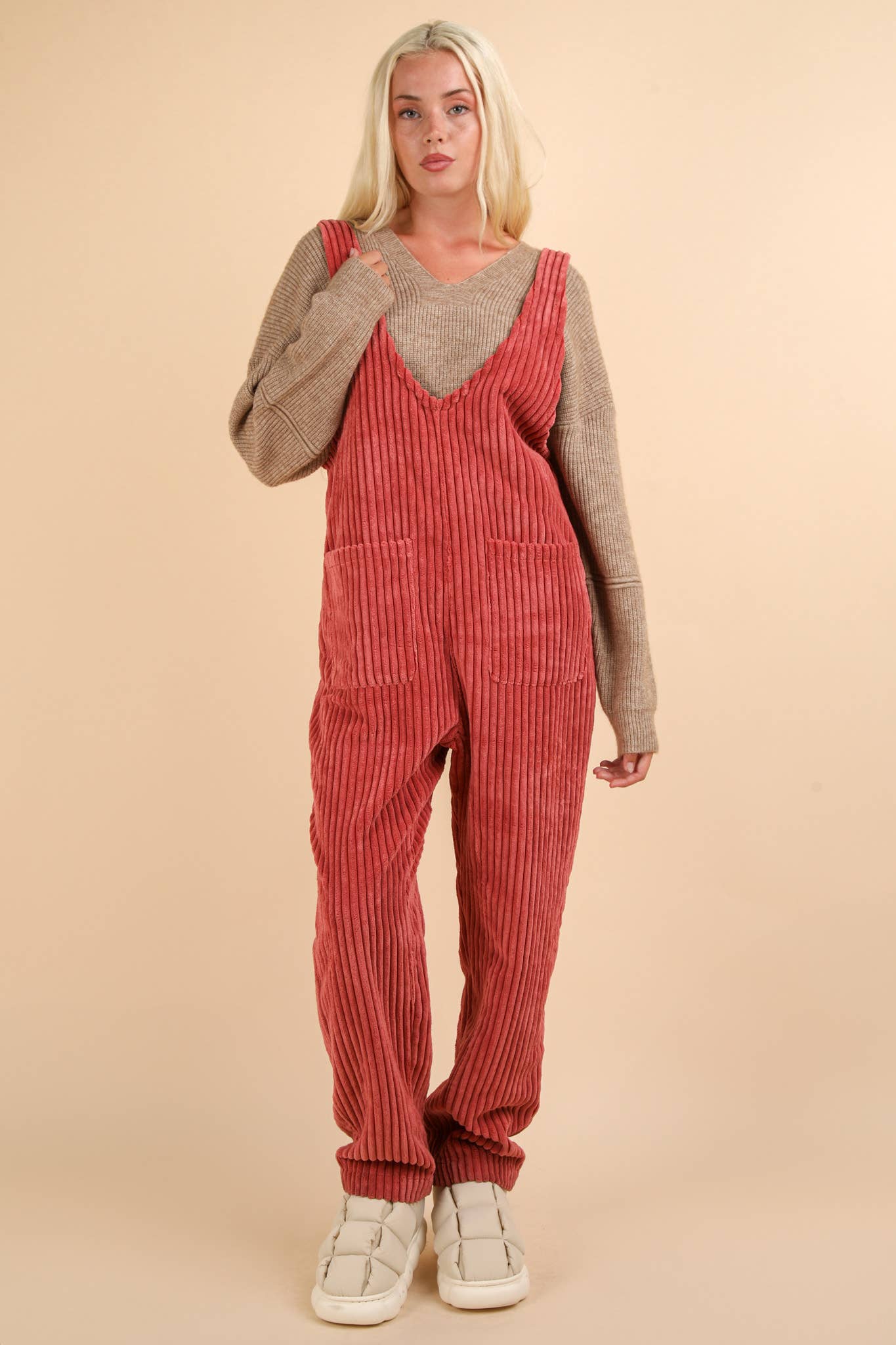 Cozy Soft Corduroy Jumpsuits