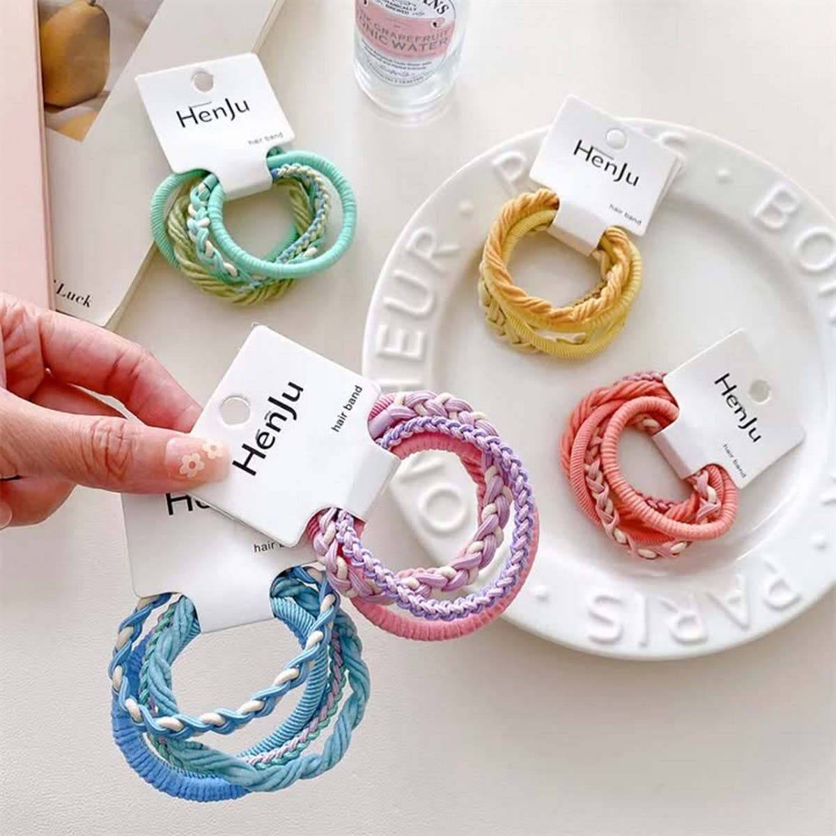CANDY COLOR HAIR TIES