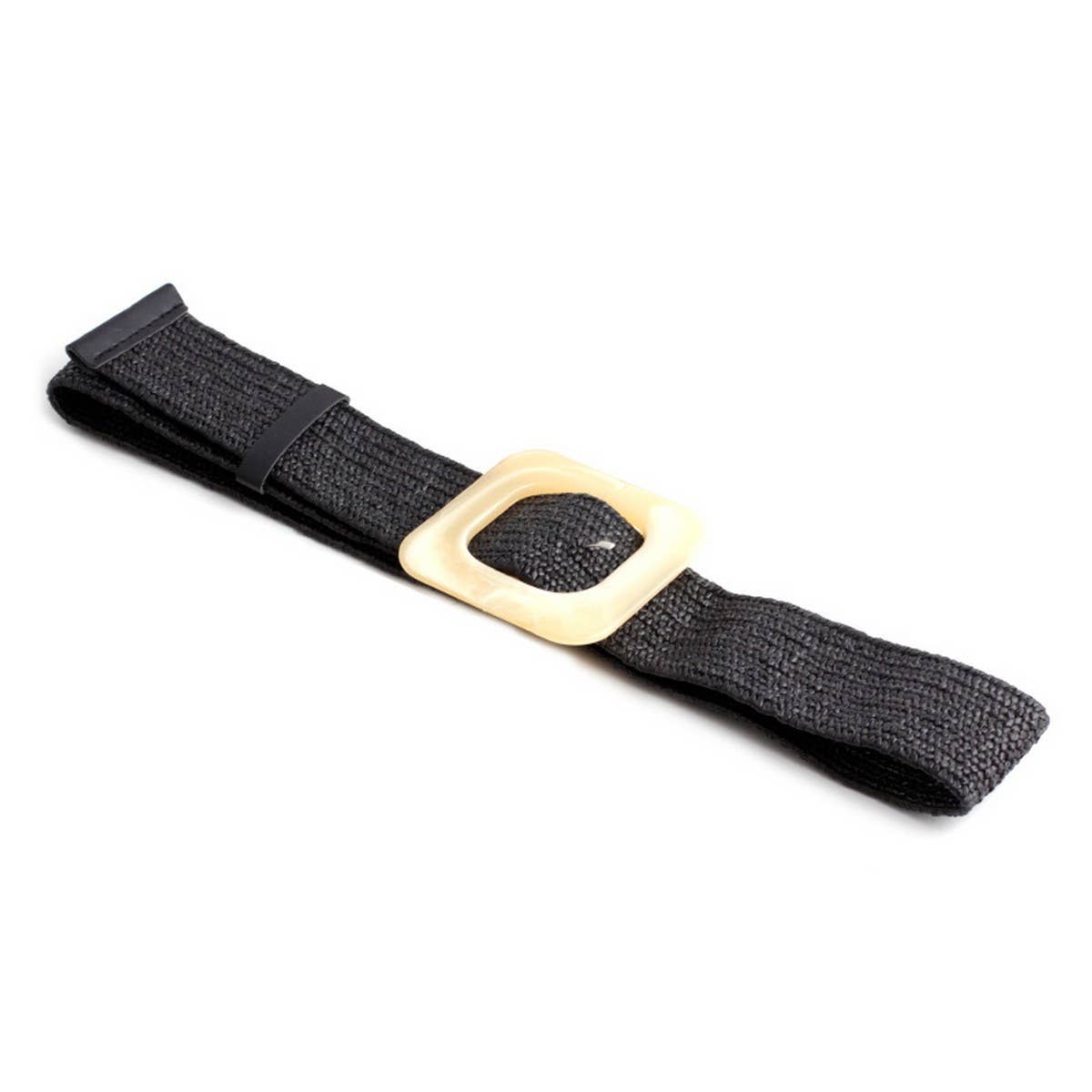 ROUND BUCKLE FASHION STRETCH BELT