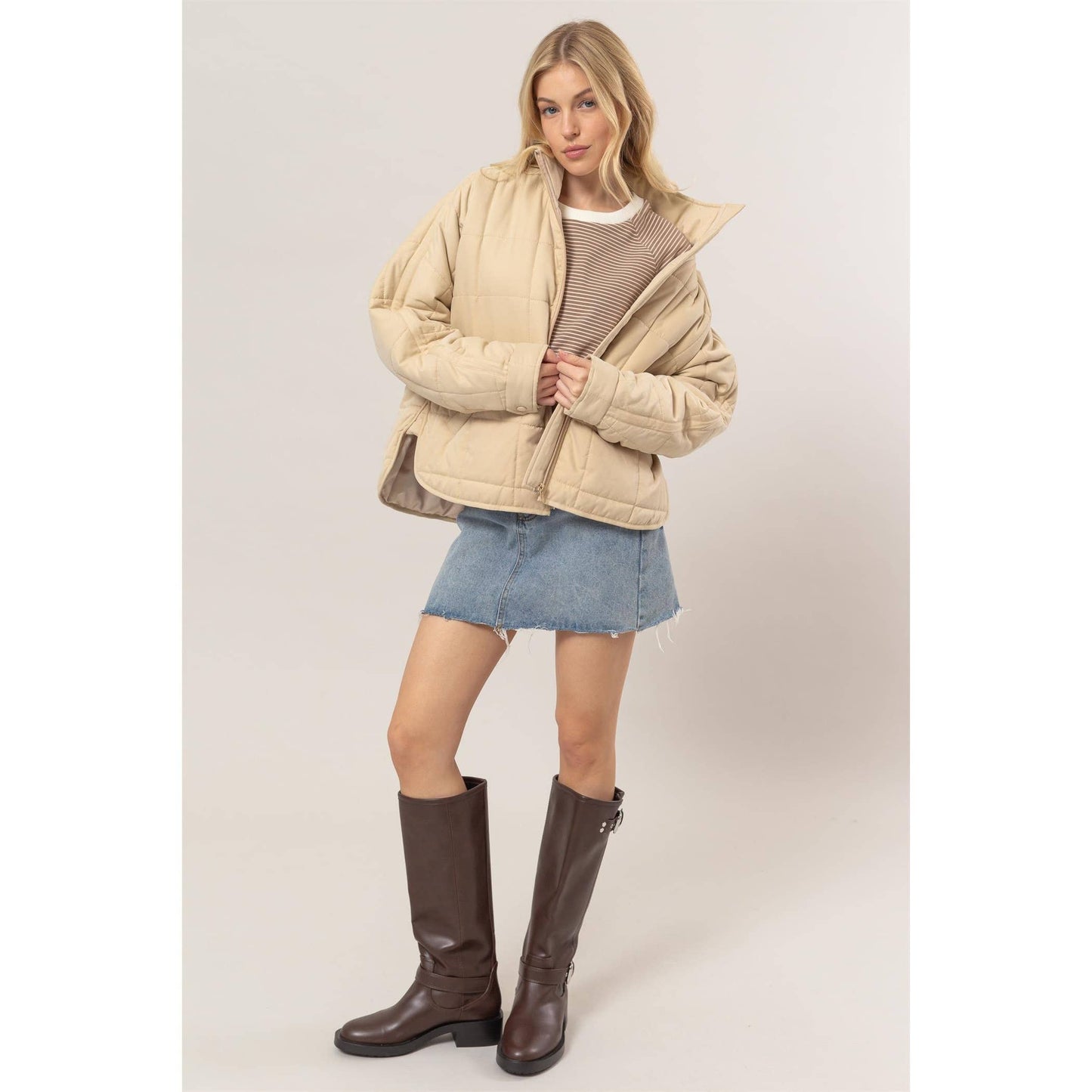 Quilted Puffer Jacket