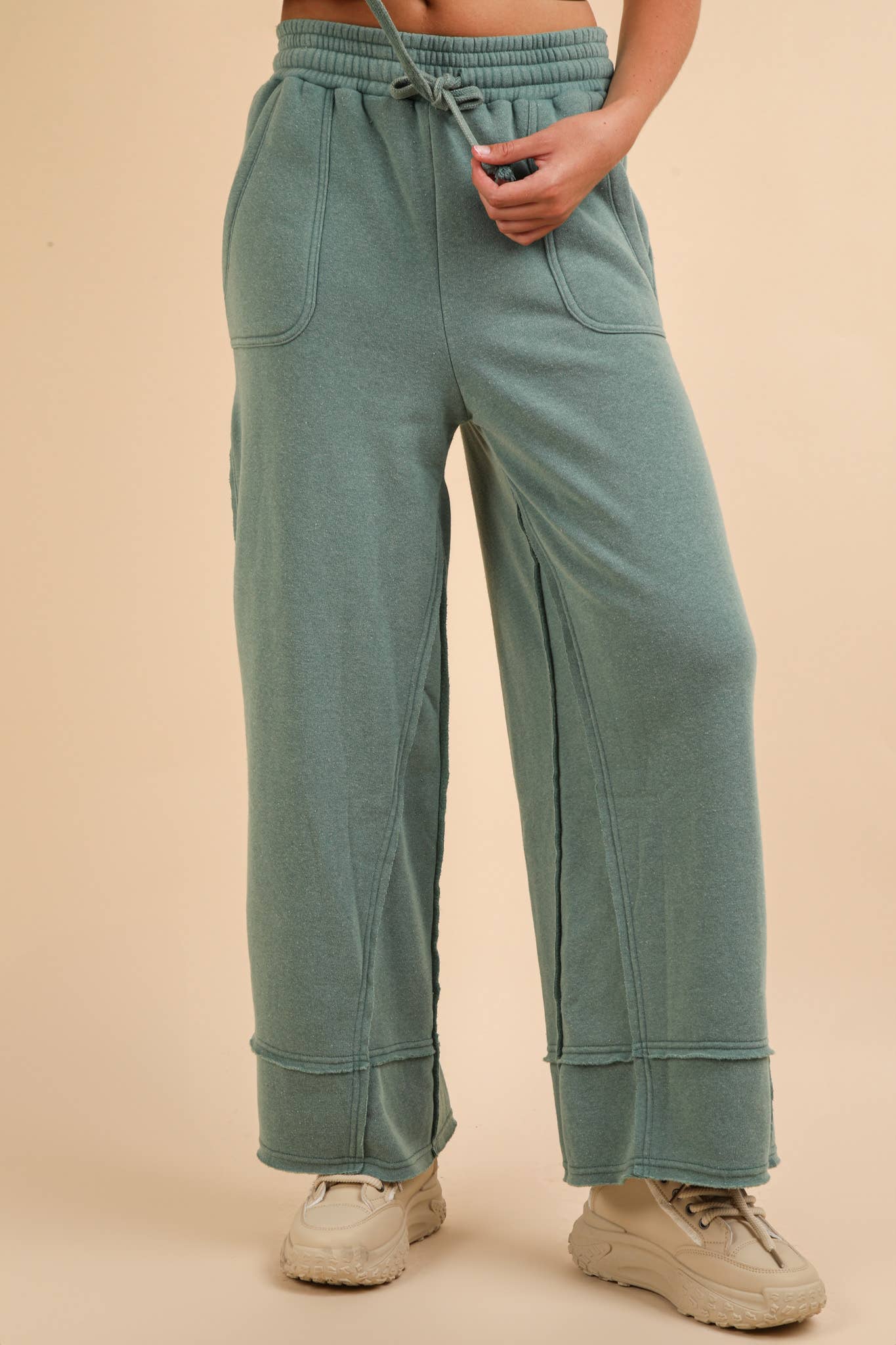 Acid Washed Comfy Casual Long pants