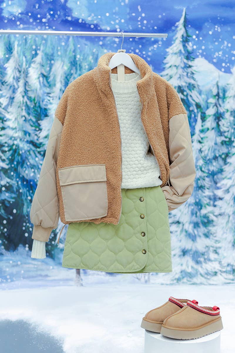 Reversible Fur Puffer Jacket