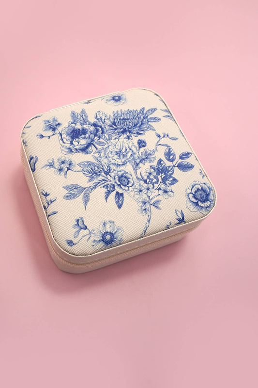 DESIGNED JEWELRY ORGANIZER TRAVEL BOX CASE