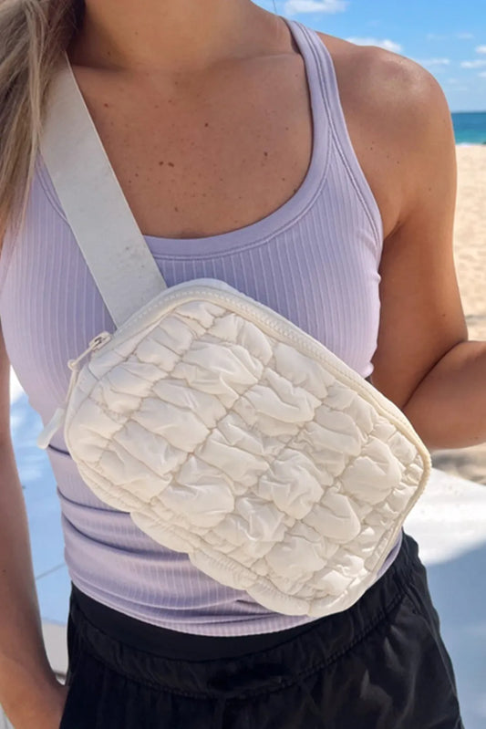 Quilted Puffer Belt Bag Fanny Pack