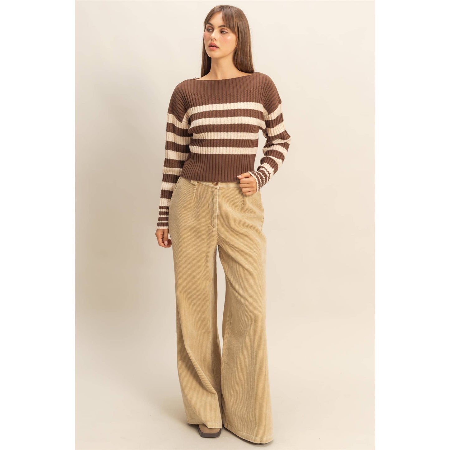 Snow Garment Washed Corduroy Trousers