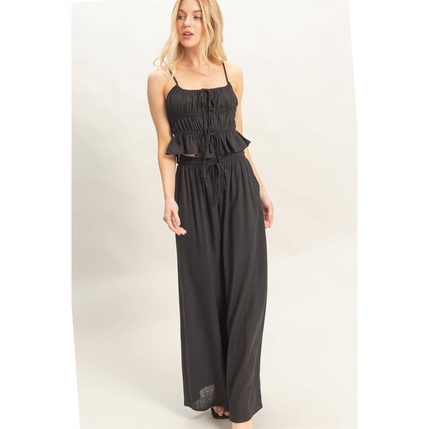 Tiered Tank & Palazzo Set (Sold as Separates)