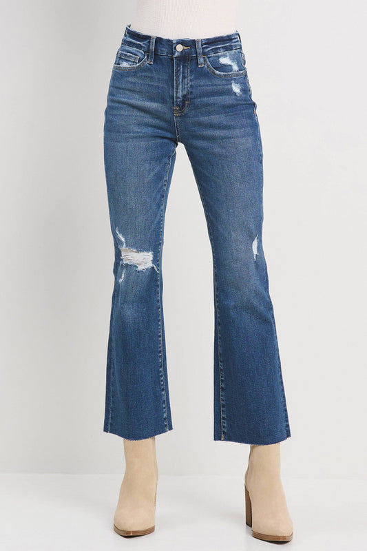 High Rise Crop Flare