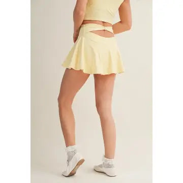 Mini Circle Skort with Bow Back Detail