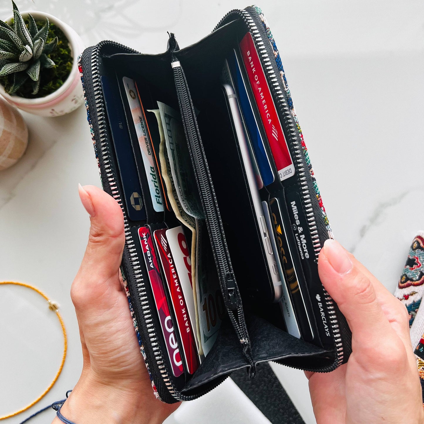 Cute Wallet for Women, Handmade Wallet, Boho Wallet