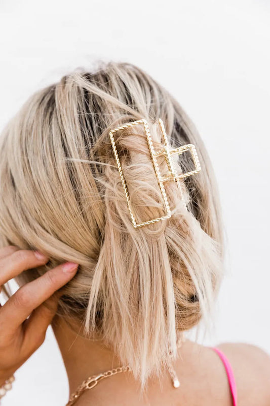 Square Hair Claw Clip