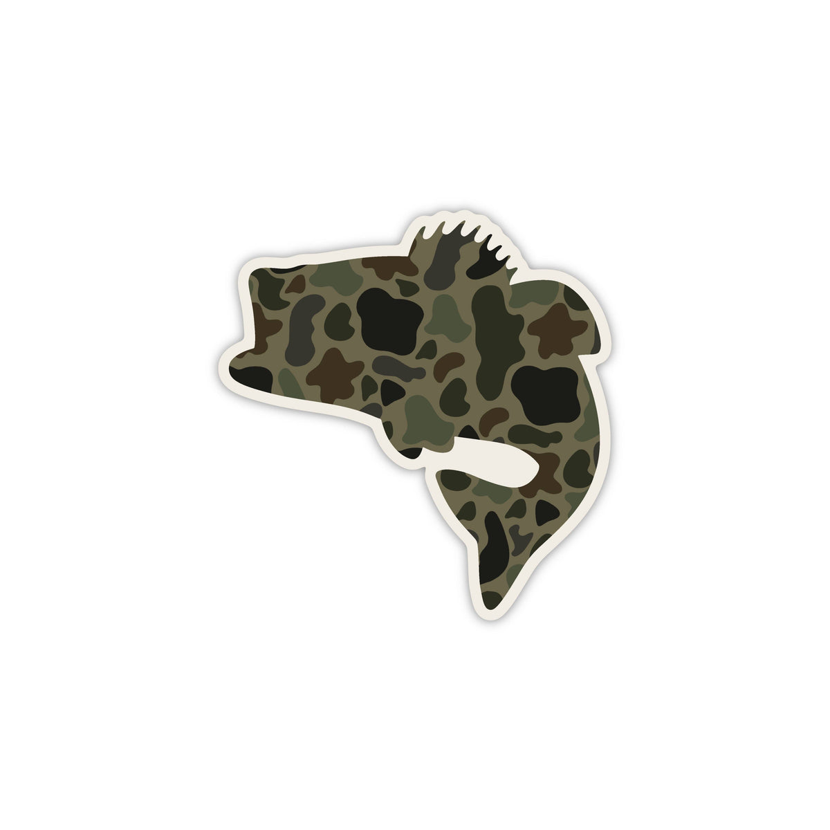 Bass Sticker in TENN™ Camo