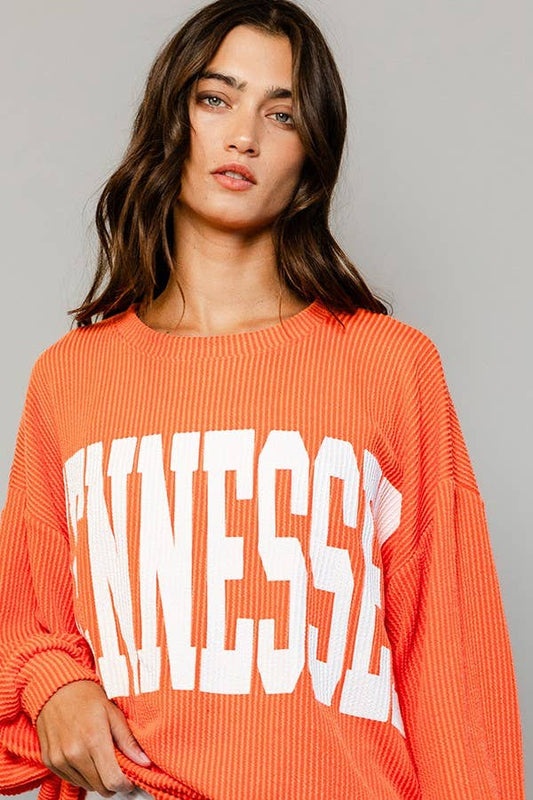 Tennessee Comfy Oversize Graphic Sweatshirt, Gameday