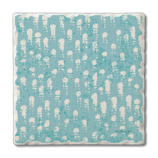 Bubbling Up Absorbent Tumbled Tile Coaster