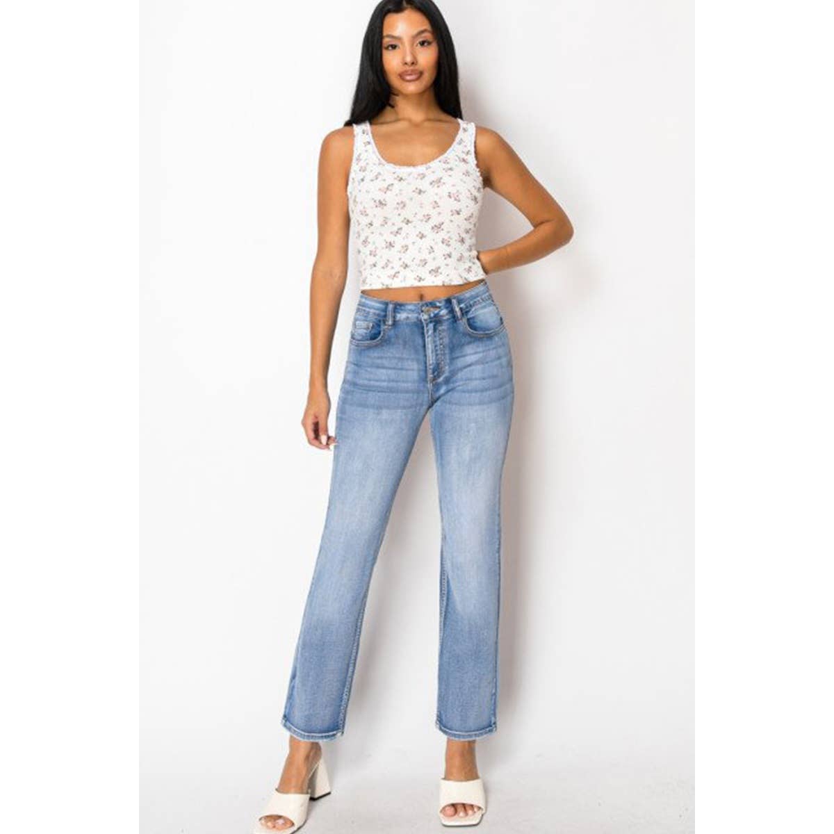 POTASSIUM WASH STRAIGHT JEAN