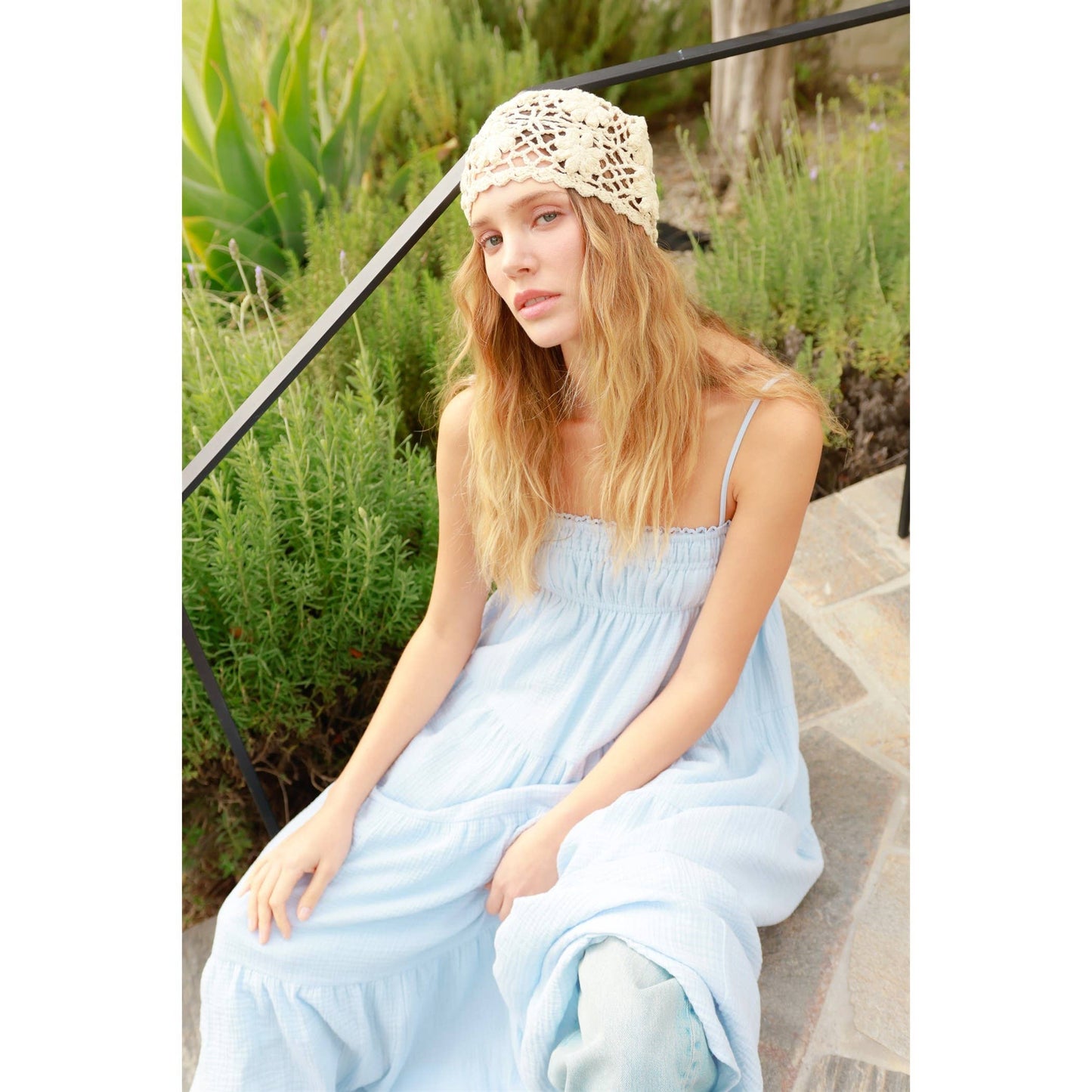 Smocked Tiered Maxi Dress