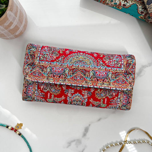 Boho Wallet for Women, Handcrafted Vegan Wallet Women