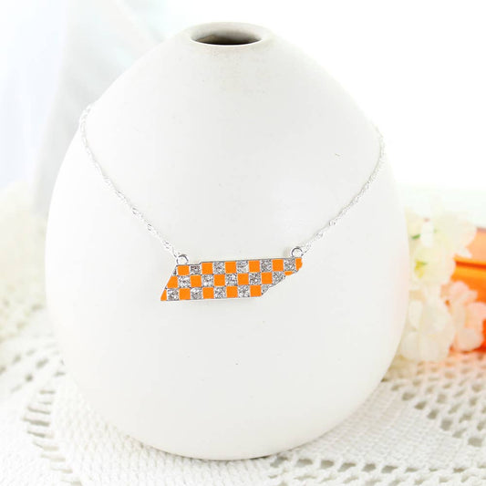 16" Tennessee Crystal Logo Necklace