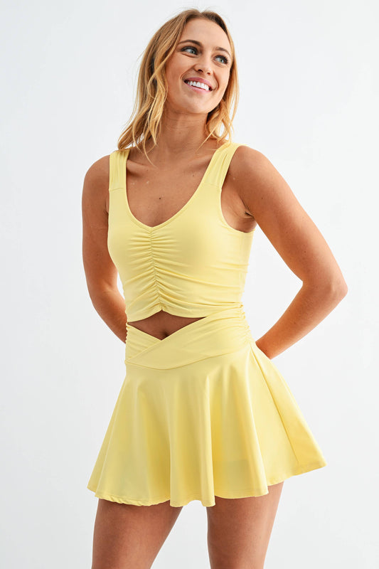 Ruche Active Skirt Set (Sold as Separates)