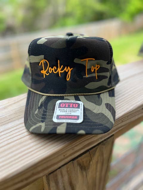 Rocky Top Script Foam Trucker Hat