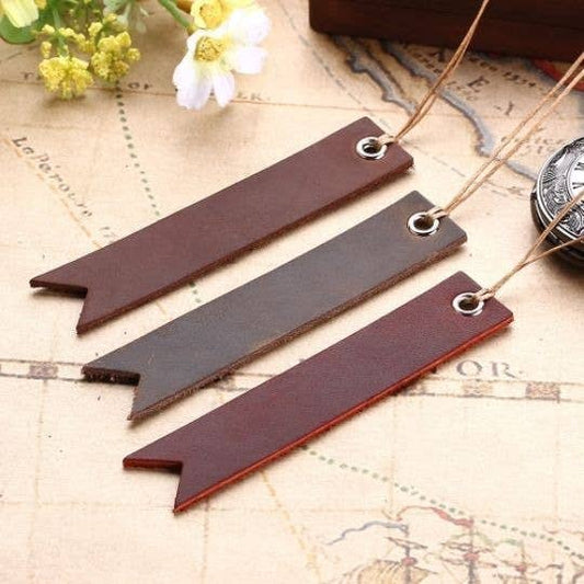Leather Heart Bookmark, Reader Gift, Book accessories