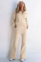 Solid Color Hoodie and High Waist Pants Two Piece Activewear (Sold as Separates)