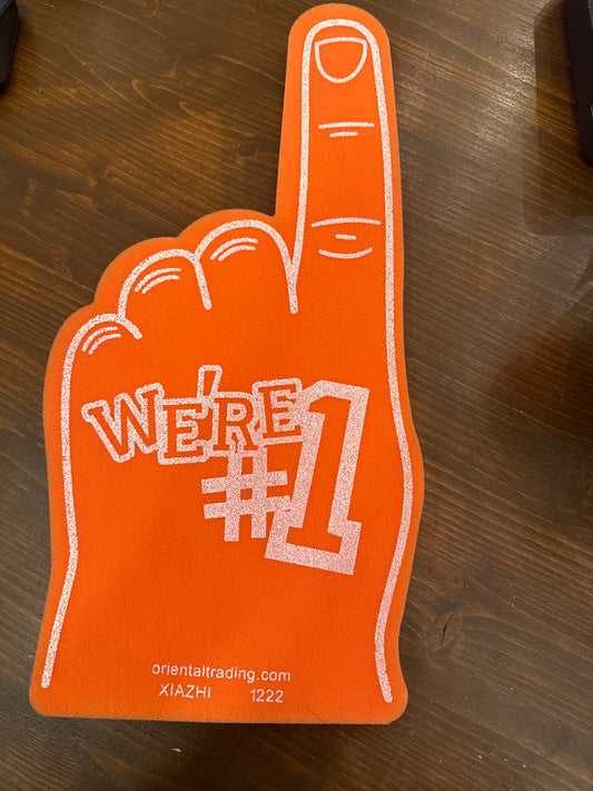 Foam Finger - Orange