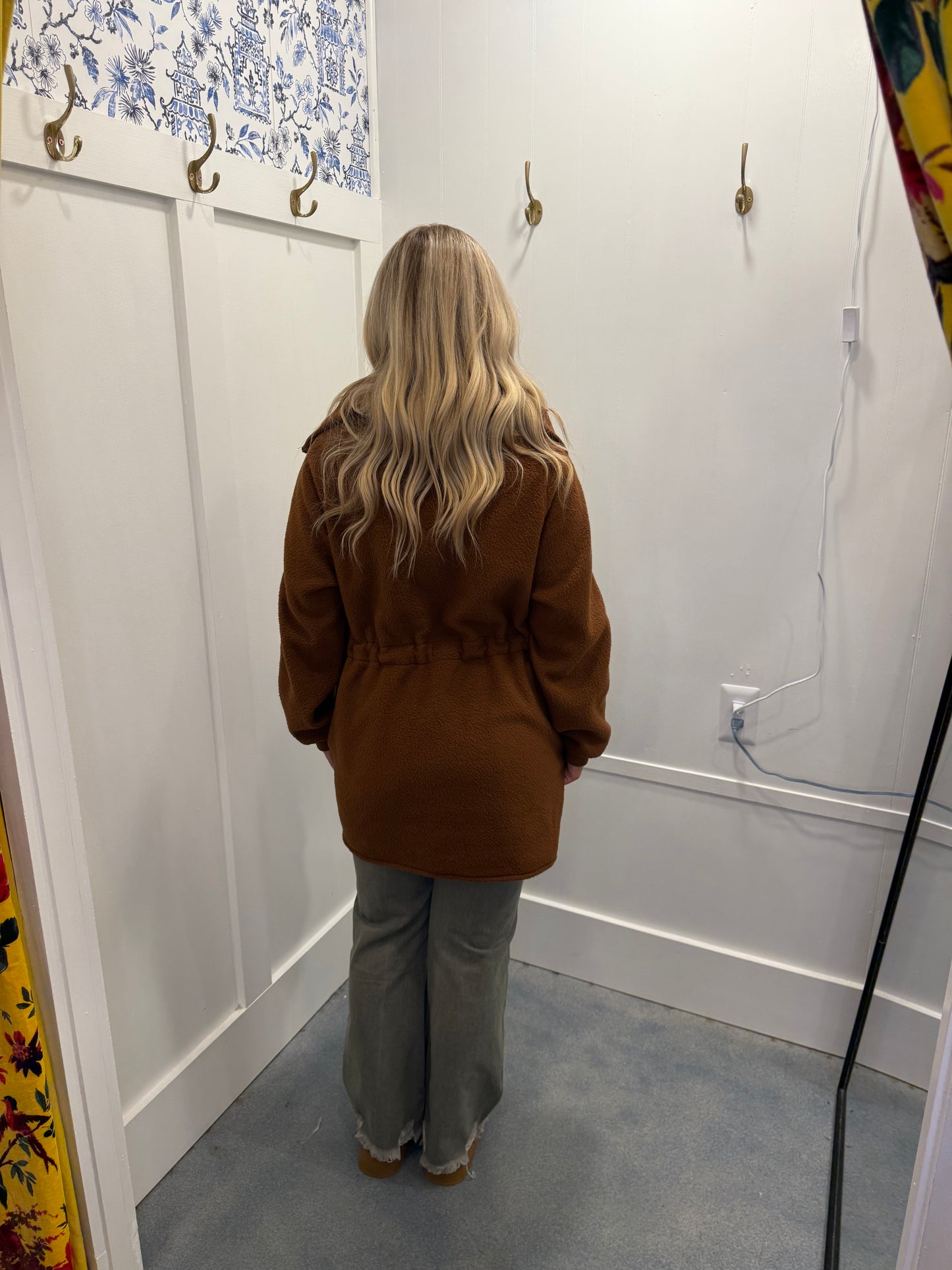 Half Zip Fleece Pullover Sweatshirt