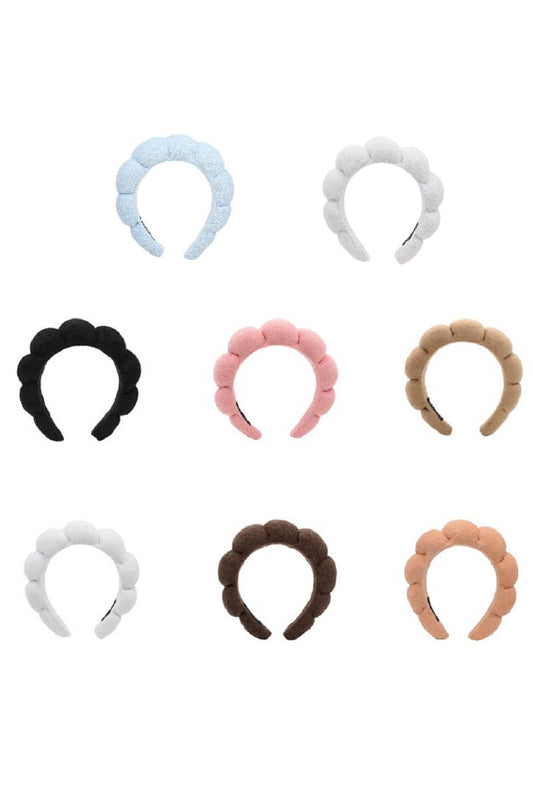 Spa Sponge Terry Towel Hair Headband