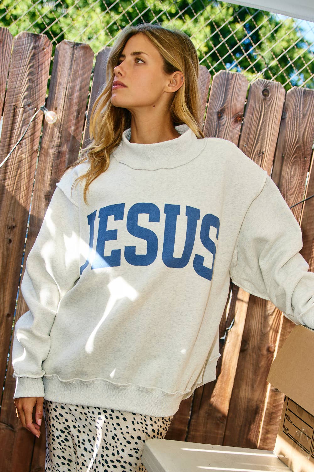 JESUS | 'JESUS & GOD IS GOOD' Reversible Sweatshirt