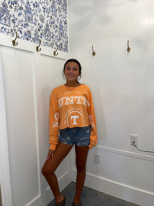 Tennessee Phipps Split Cropped Longsleeve