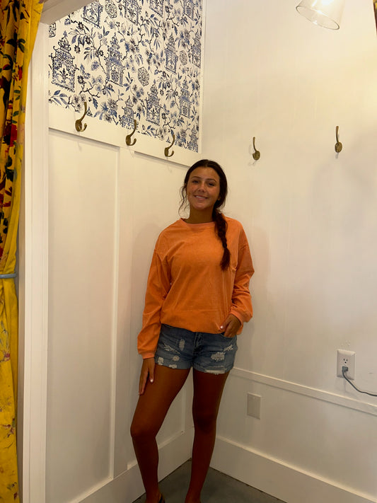 Ribbed Corduroy Oversized Sweatshirt