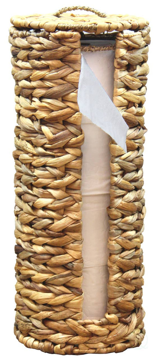Wicker Water Tall Toilet Tissue Paper Holder - 4 Wide Rolls