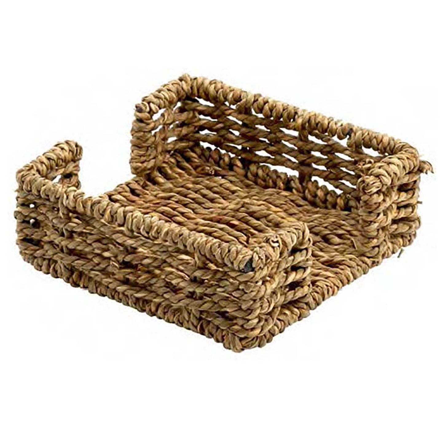 Woven Seagrass Square Coaster Holder 5.5" x 5.38"
