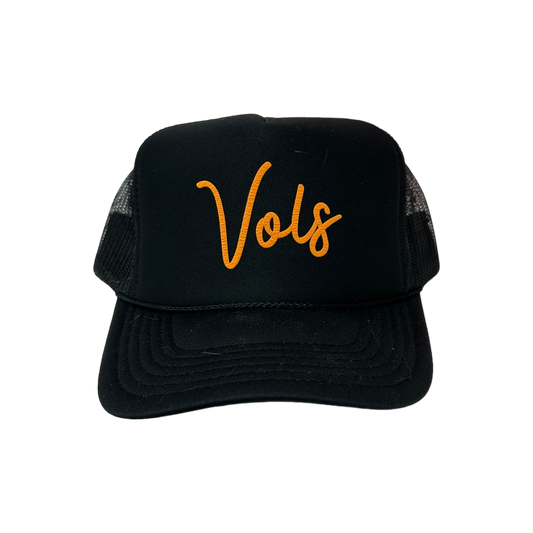 Vols - Black Trucker Hat