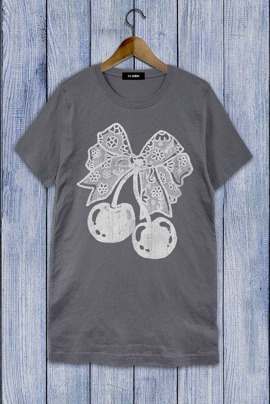 Ribbon Cherry Graphic Tee