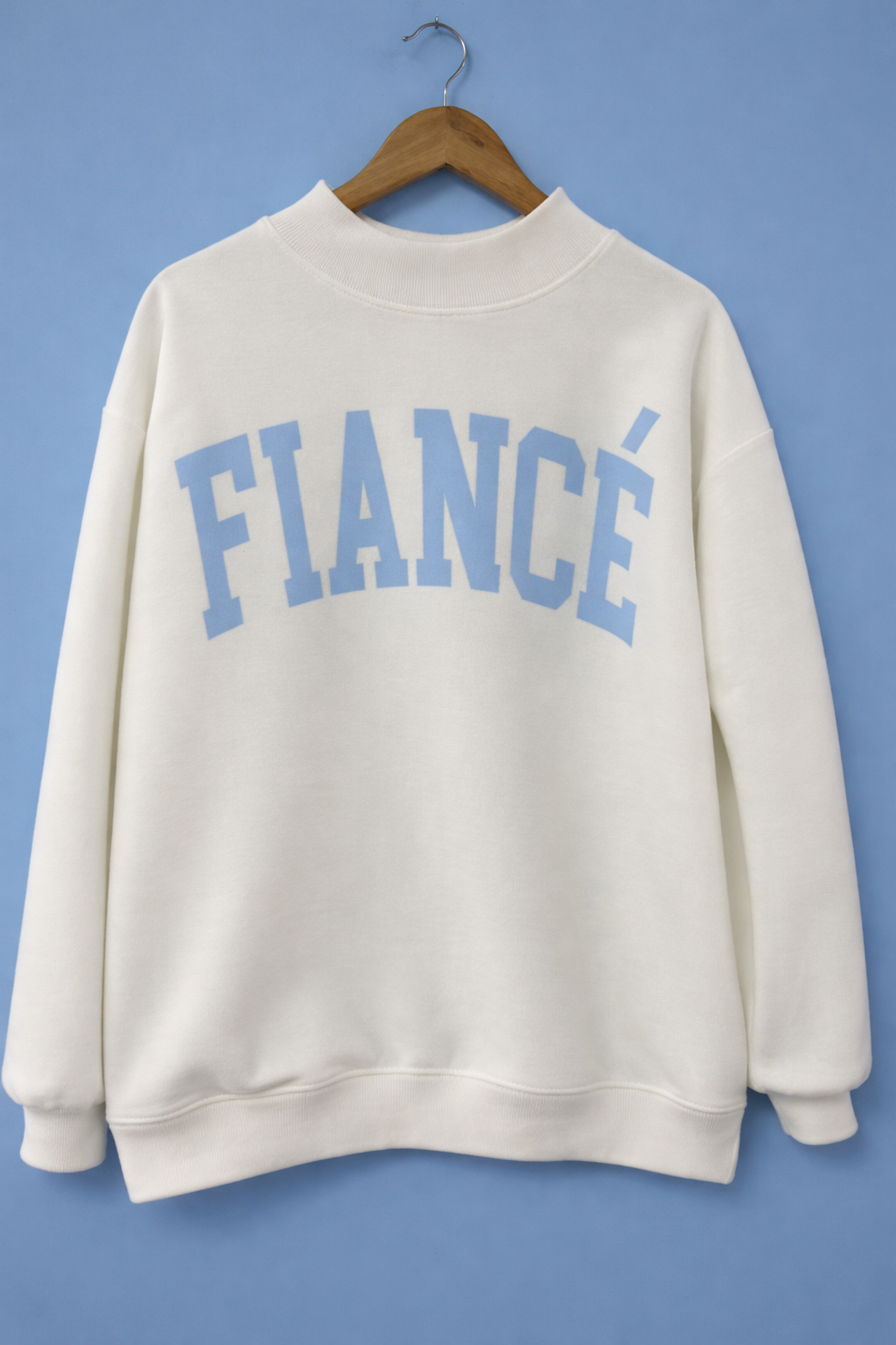 BRIDE/FIANCE Reversible Mockneck