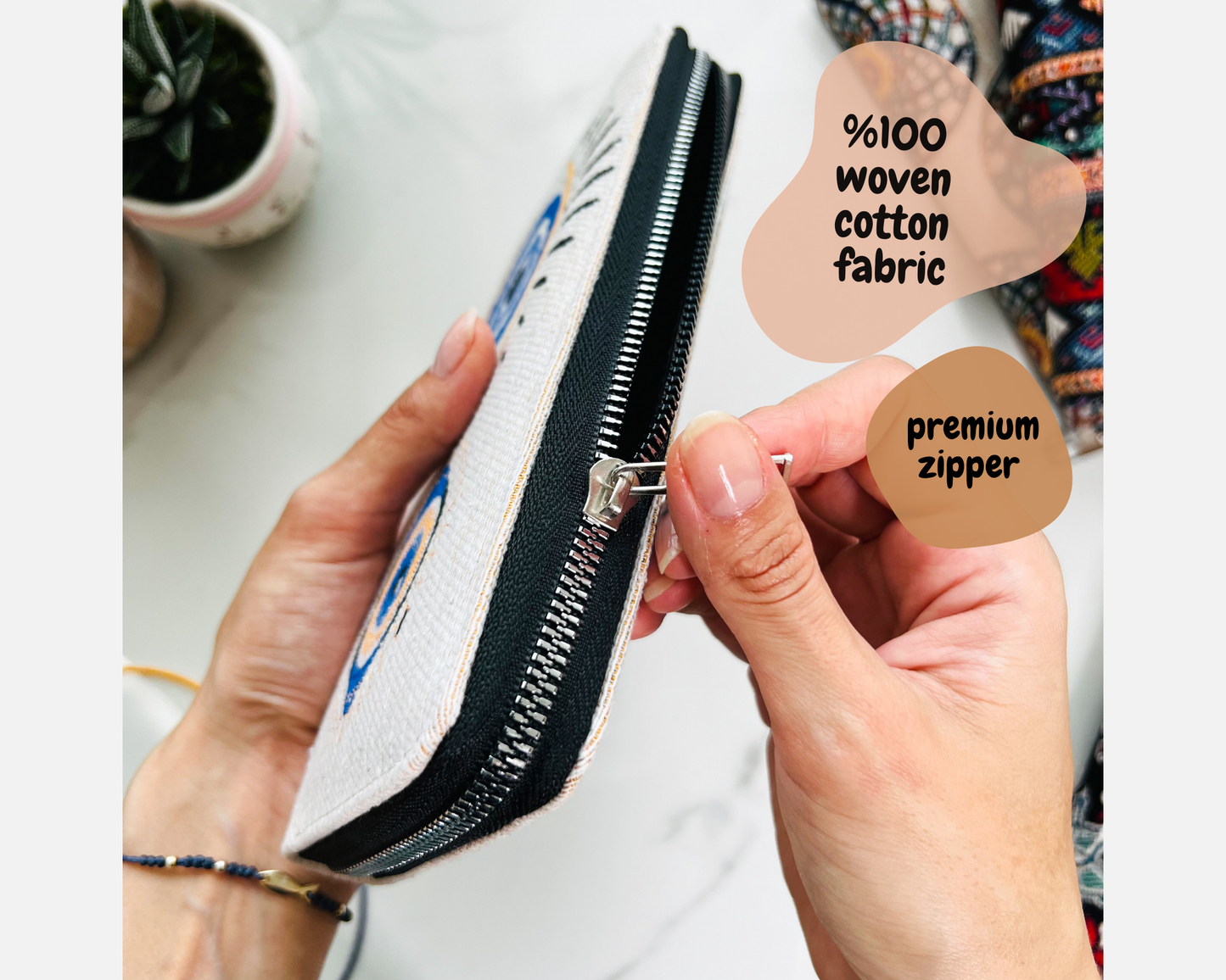 Cute Wallet for Women, Handmade Wallet, Boho Wallet