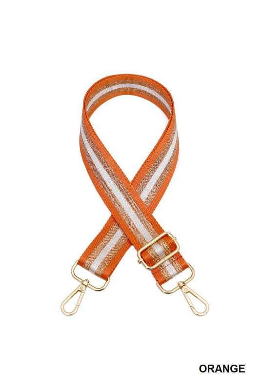 Game Day Striped Crossbody Shoulder Bag Strap