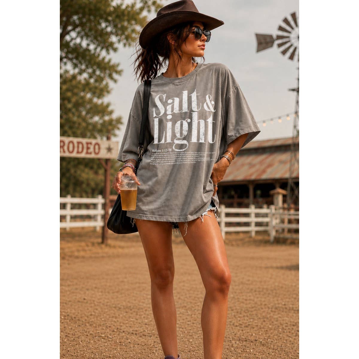 SALT N LIGHT OVERSIZED MINERAL GRAPHIC TEE