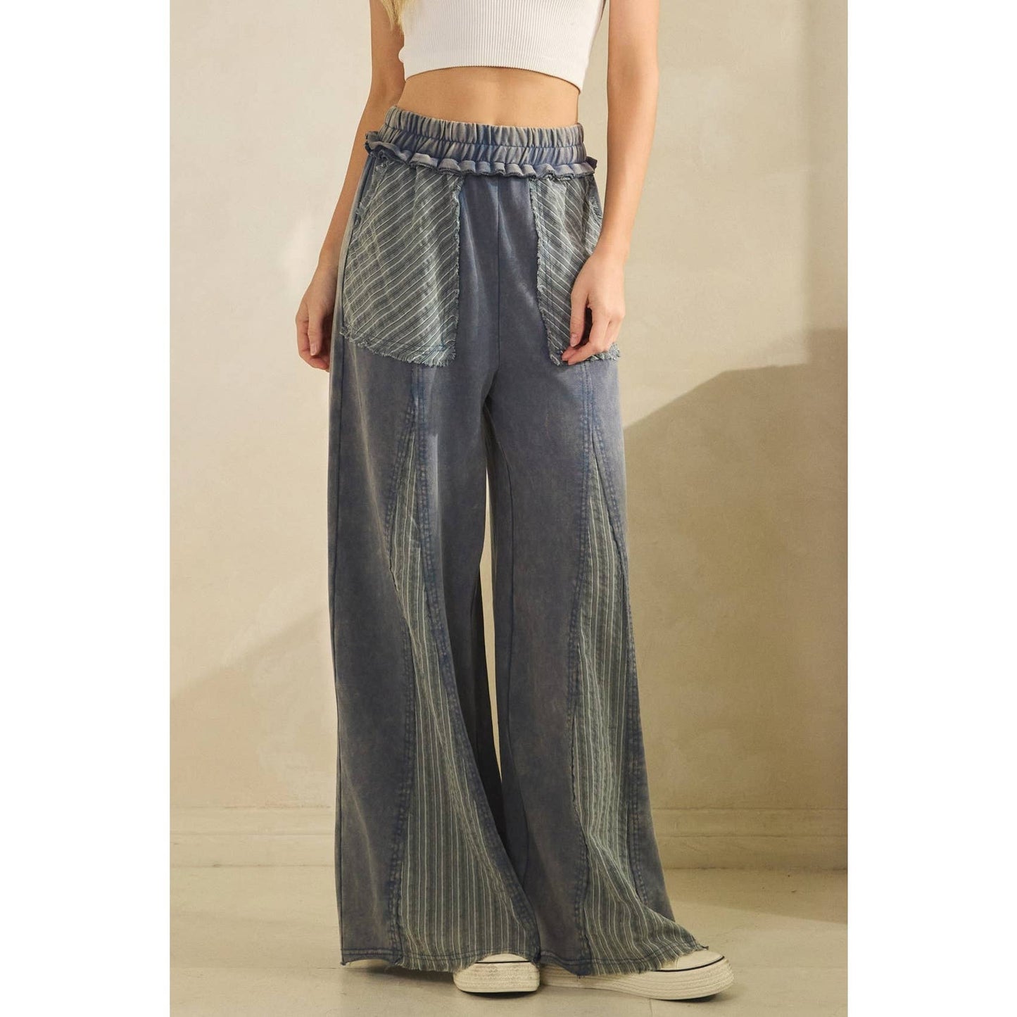 COASTAL DRIFT WIDE-LEG PANTS
