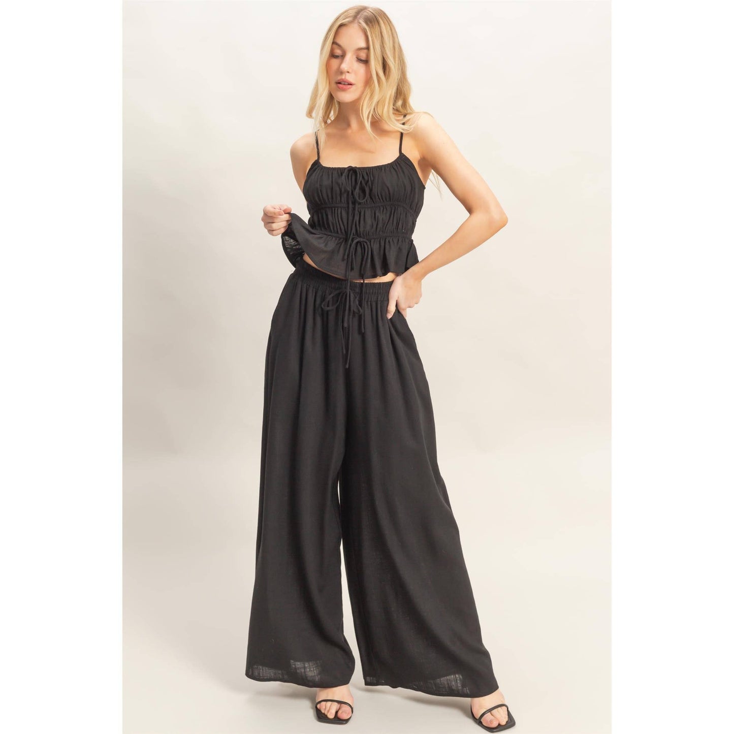 Tiered Tank & Palazzo Set (Sold as Separates)