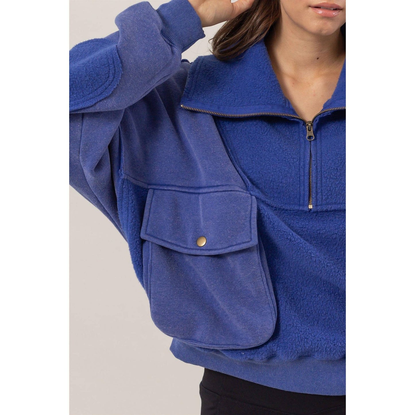 Mineral Washed French Terry Sweatshirt