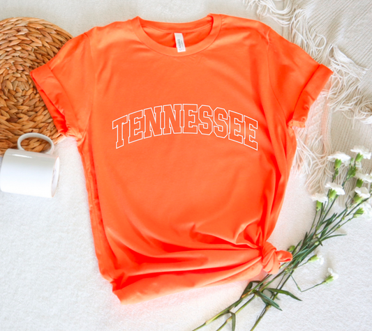 Tennessee Vols Outline Graphic Tee