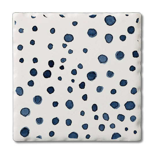 Thirstystone "Small Dots" Single Absorbent Stone Coaster
