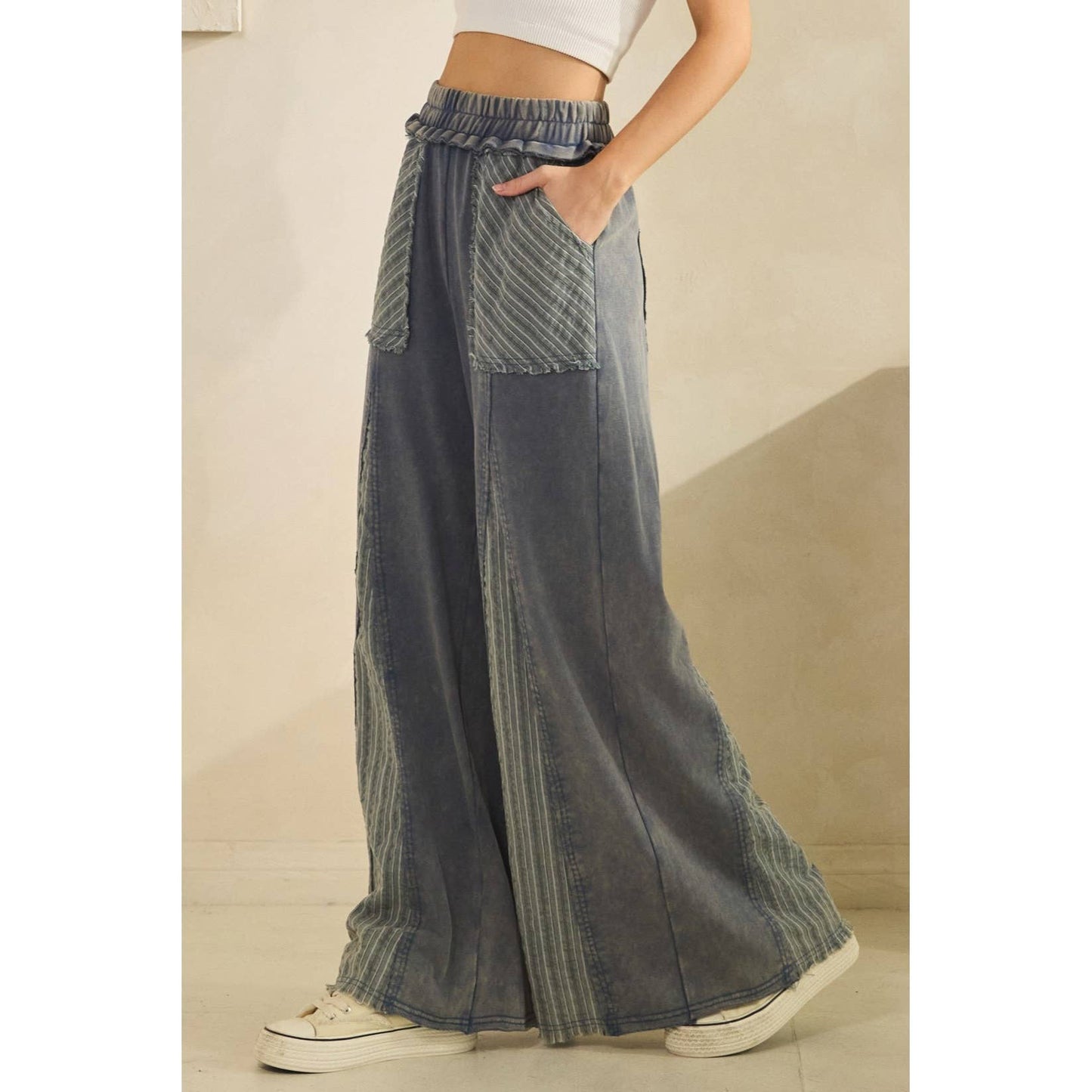 COASTAL DRIFT WIDE-LEG PANTS
